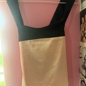Elegant Black and Cream top